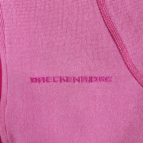 Womens Pink Outfitter Trading Co. Performance Sweatshirt Breckenridge 1/4 Zip L - Picture 6 of 14